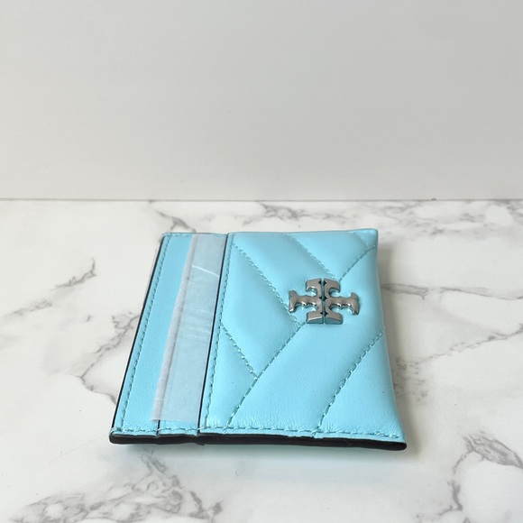 New Tory Burch Kira Chevron Card Case Holder - Picture 4 of 9